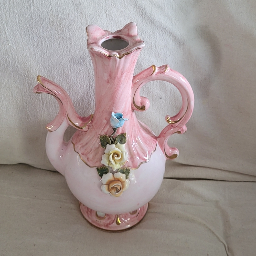Beautiful Decorative Pitcher/Vase Made in Italy